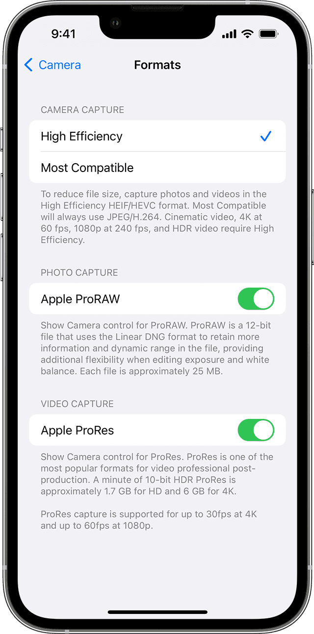 青阳苹果13维修分享如何在 iPhone 13 Pro 机型中拍摄和管理 ProRes 视频 